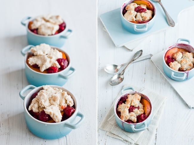 nectarine fruit cobbler recipe
