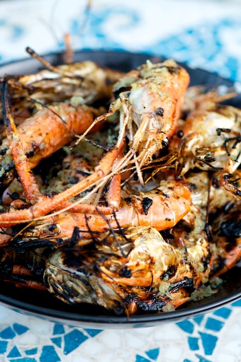 Grilled prawns recipe