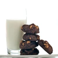 Chocolate cookies with peanut butter chips
