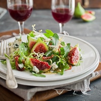 fig bacon arugula salad 