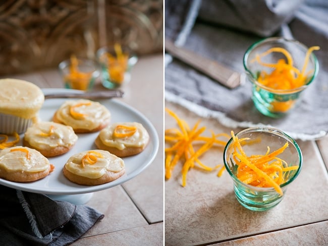 iced orange cookies