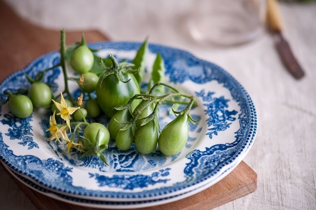 pickled green tomatoes